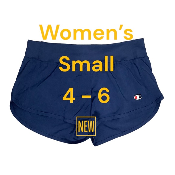 Champion Shorts Womens Champion Small 4 6 Shorts Sport Woven Navy
